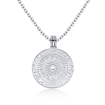 Mandala Style On Round Motive Necklace SPE-3482